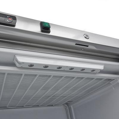 Maxima Mrazící skříň - 600 l - nerezová ocel - se skleněnými dveřmi |  09405035